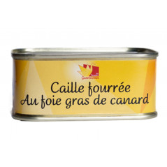 Caille farcie au foie gras de canard