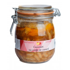 Cassoulet aux manchons de canard 650g