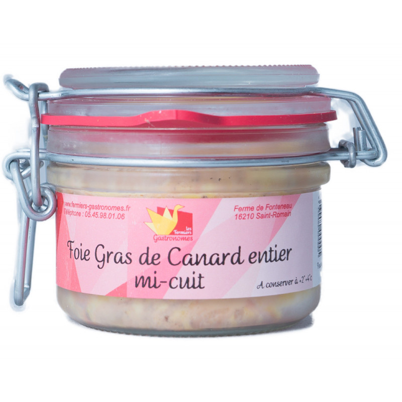 Foie gras de canard entier mi-cuit 130g Foie gras de canard entier mi-cuit 130g