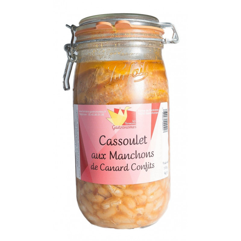 Cassoulet aux manchons de canard 1300g