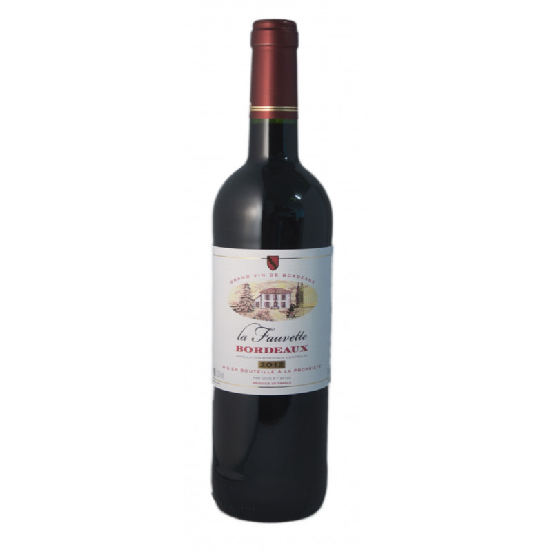 Vin rouge La Fauvette AOC Bordeaux - 75cl Vin rouge La Fauvette AOC Bordeaux - 75cl