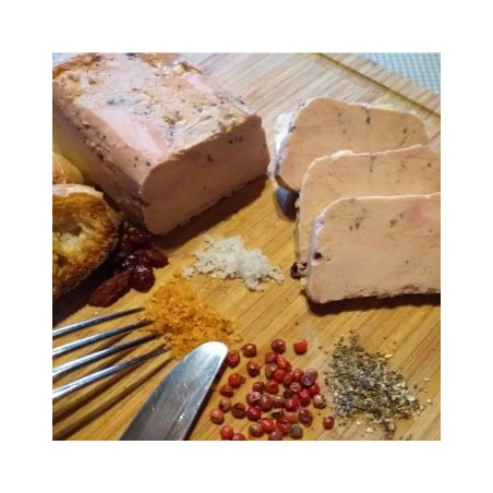 Lingot de Foie Gras Mi-Cuit aux 5 Baies