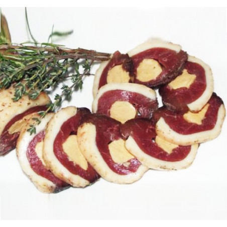 Magret fourré au foie gras de canard