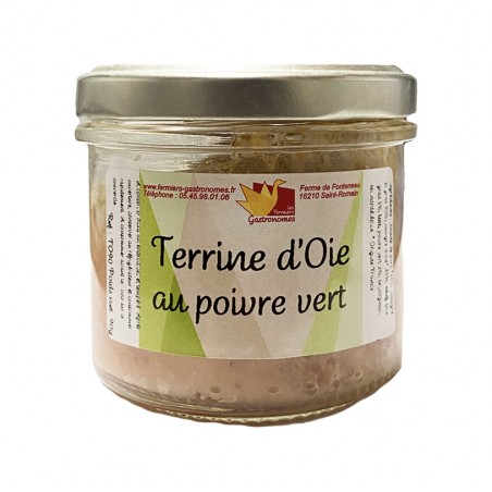 Terrine d'Oie au Poivre Vert