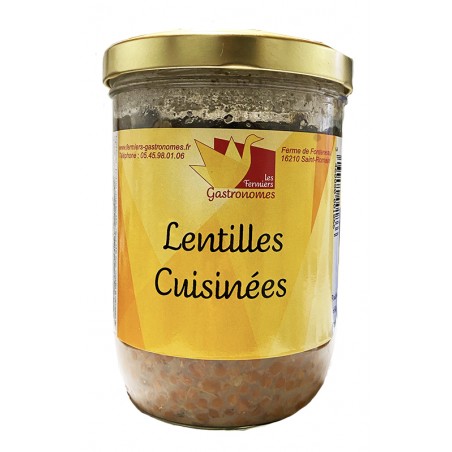 Lentilles Cuisinées