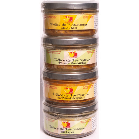 Délice de Fonteneau - Assortiment 4 verrines 130g