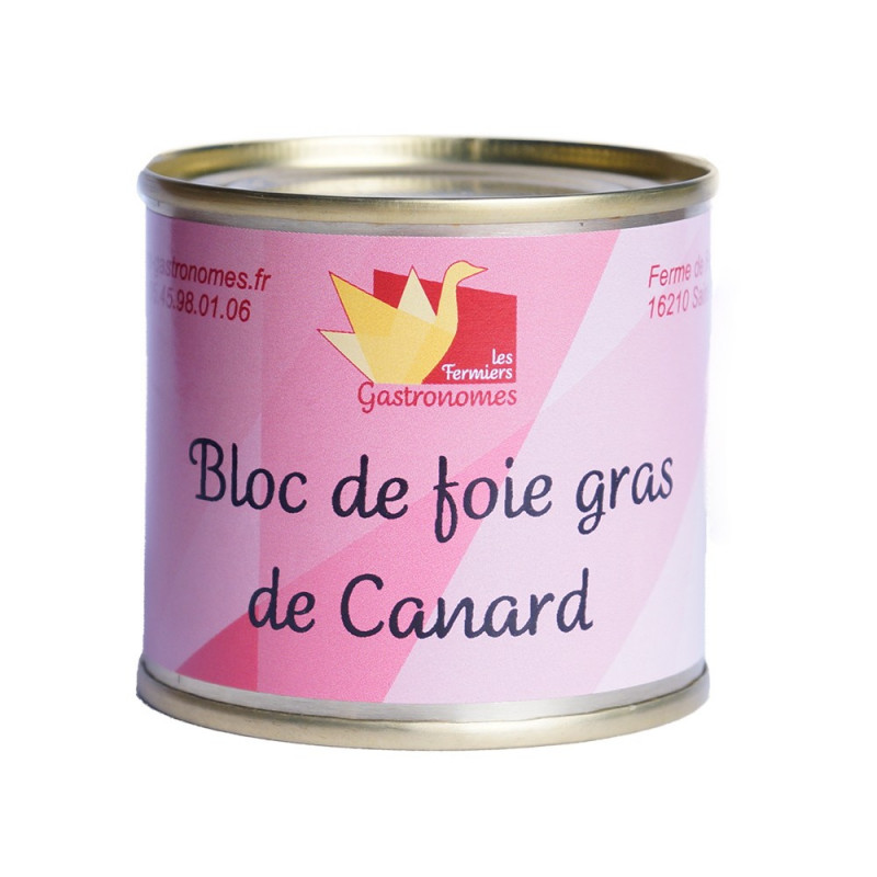 Bloc de foie gras de canard 100g Bloc de foie gras de canard 100g