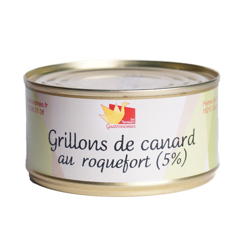 Grillons de canard au Roquefort