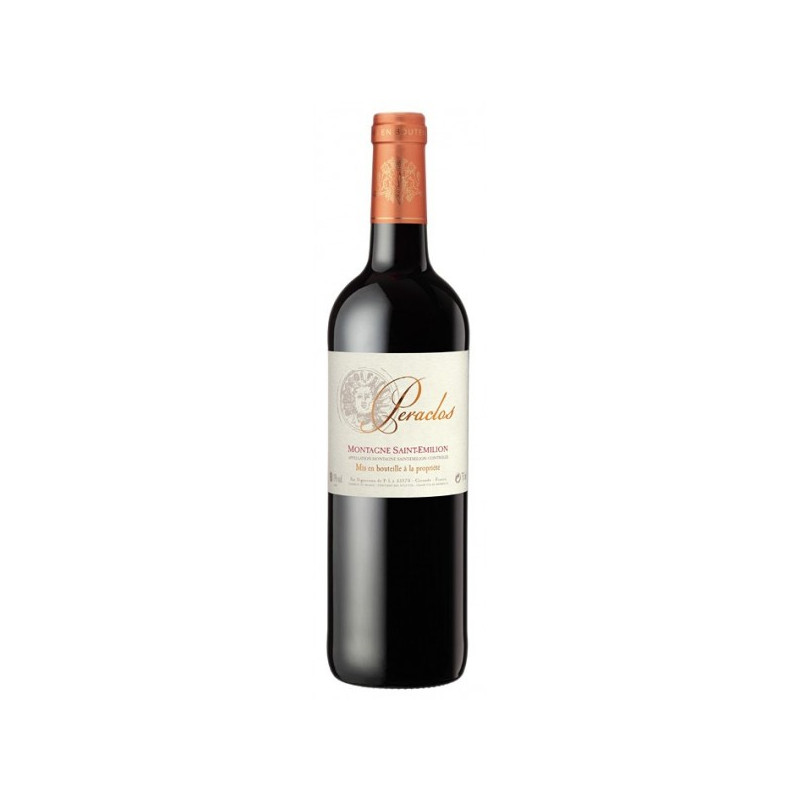 Vin rouge Peraclos AOC Montagne Saint-Emilion - 75cl Vin rouge Peraclos AOC Montagne Saint-Emilion - 75cl
